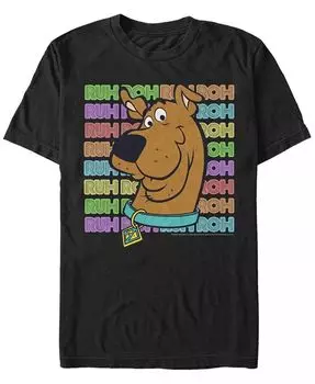 Мужская футболка Scooby Doo Stacked Roh с коротким рукавом Fifth Sun, черный