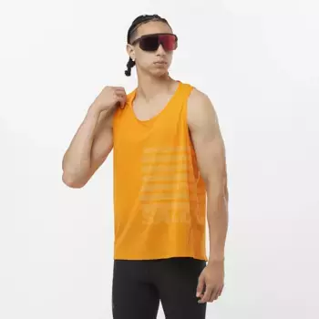 Мужская футболка Sense Aero Salomon, жёлтый