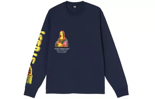 Мужская футболка Stussy, цвет Blue