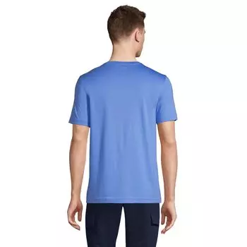 Мужская футболка Supima с карманами Lands' End