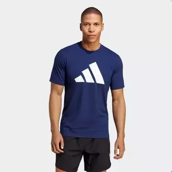 Мужская футболка Train Essentials Feelready Logo Training Adidas, синий