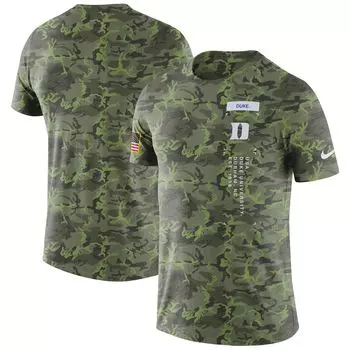 Мужская футболка в стиле милитари Nike Camo Duke Blue Devils