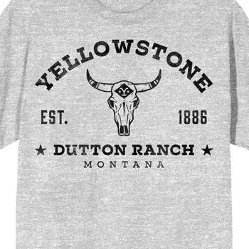 Мужская футболка Yellowstone Dutton Ranch Licensed Character