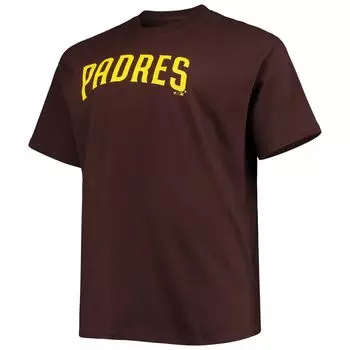 Мужская футболка Yu Darvish Brown San Diego Padres Big & Tall с именем и номером