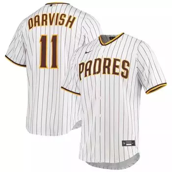 Мужская футболка Yu Darvish White San Diego Padres Home Replica Player Jersey Nike