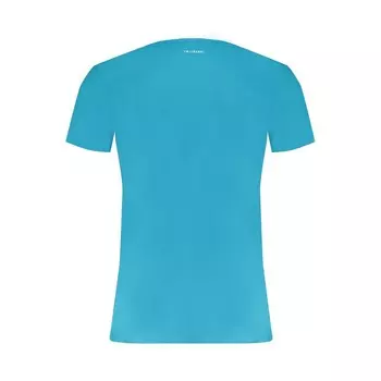 Мужская хлопковая футболка Trussardi, цвет Light Blue