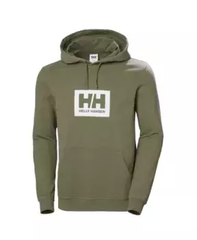 Мужская хлопковая толстовка Helly Hansen, зеленый