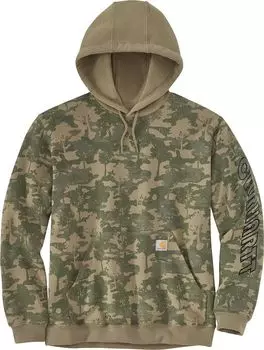 Мужская камуфляжная толстовка свободного кроя Carhartt