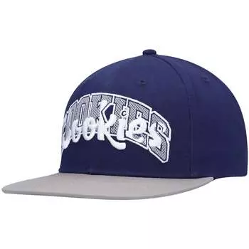 Мужская кепка Loud Pack Twill Snapback с цветными блоками темно-синего цвета Cookies