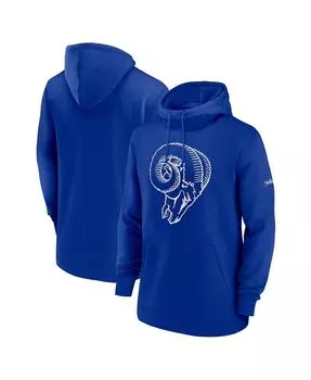 Мужская классическая пуловерная худи royal los angeles rams Nike