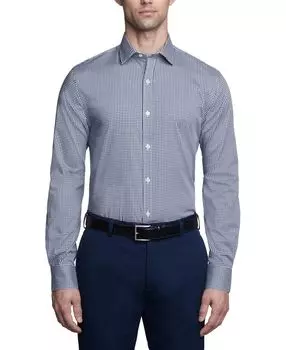 Мужская классическая рубашка из эластичного твила TH Flex Slim Fit без морщин Tommy Hilfiger