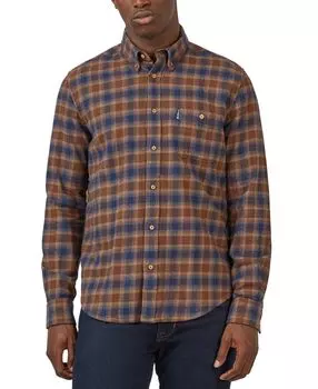 Мужская клетчатая рубашка с эффектом омбре Ben Sherman
