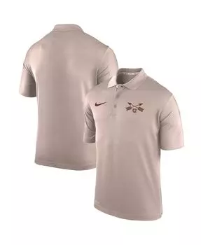 Мужская коричневая рубашка поло army black knights rivalry varsity performance Nike