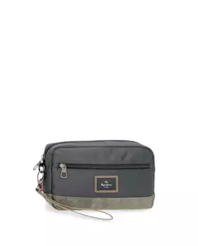 Мужская косметичка Harry серая на молнии Pepe Jeans, серый