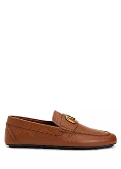 Мужская кожаная куртка vlogo tan Valentino Garavani