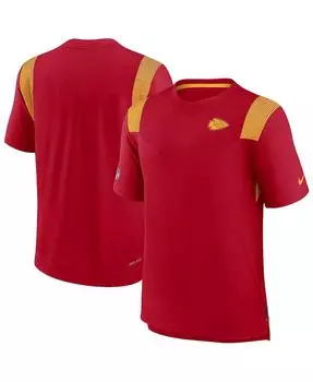 Футболка Nike Kansas City Chiefs Sideline Tonal Logo, желто-красный
