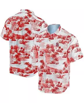 Мужская красная рубашка на пуговицах St. Louis Cardinals Tropical Horizons Tommy Bahama