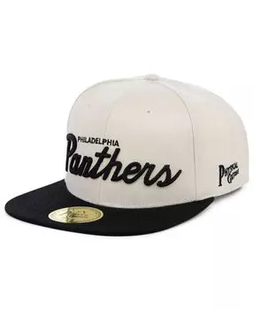 Мужская кремовая регулируемая кепка Philadelphia Panthers Black Fives Snapback Physical Culture