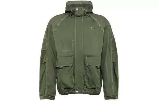 Мужская куртка Adidas Originals, армейский зеленый