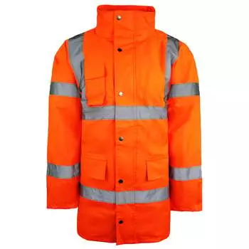 Мужская куртка повышенной безопасности для дорожной безопасности Dickies, оранжевый