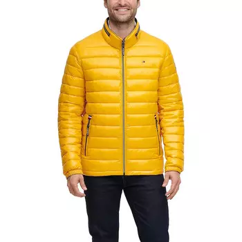 Мужская куртка-пуховик Tommy Hilfiger Water Resistant Ultra Loft Down, желтый