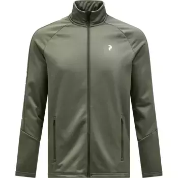 Мужская куртка Rider на молнии Peak Performance, цвет Verde Oliva
