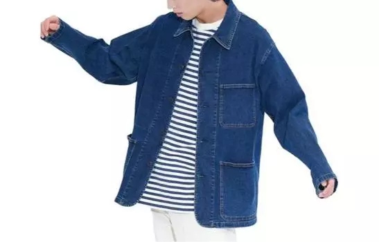 Мужская куртка UNIQLO, цвет Blue