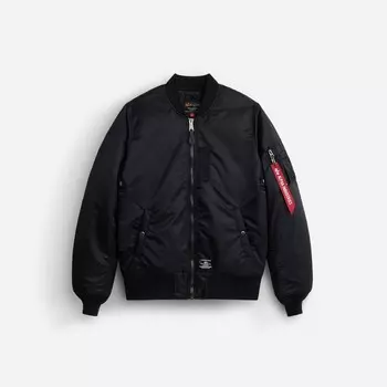 Мужская летная куртка ma-1 mod Alpha Industries, черный