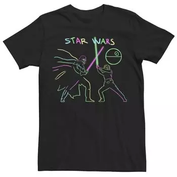 Мужская неоновая футболка Fighters Star Wars