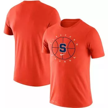 Мужская оранжевая футболка Syracuse Orange Basketball Icon Legend Performance Nike