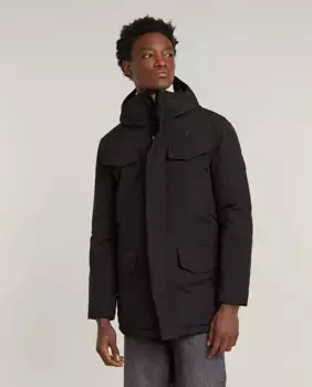 Мужская парка Vodan с капюшоном и мягкой подкладкой G-Star Raw, черный