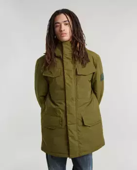 Мужская парка Vodan с капюшоном и мягкой подкладкой G-Star Raw, зеленый