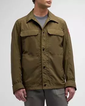 Мужская рабочая рубашка Burnaby Canada Goose, цвет Military Green