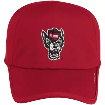 Мужская регулируемая кепка adidas Red NC State Wolfpack Superlite AEROREADY
