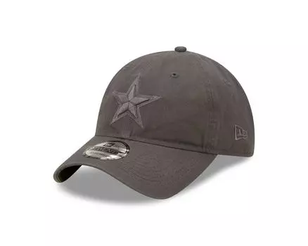 Мужская регулируемая шляпа New Era Graphite Dallas Cowboys Core Classic 2.0 в тон 9TWENTY