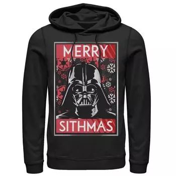 Мужская рождественская толстовка с капюшоном Darth Vader Merry Sithmas Star Wars