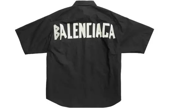 Мужская рубашка Balenciaga, цвет Black