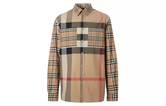 Мужская рубашка Burberry, цвет Archive Beige