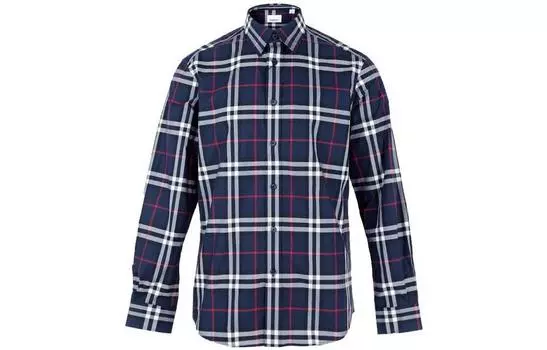 Мужская рубашка Burberry, цвет Blue