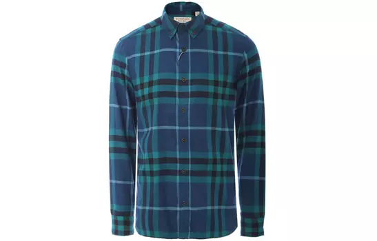 Мужская рубашка Burberry, цвет Blue