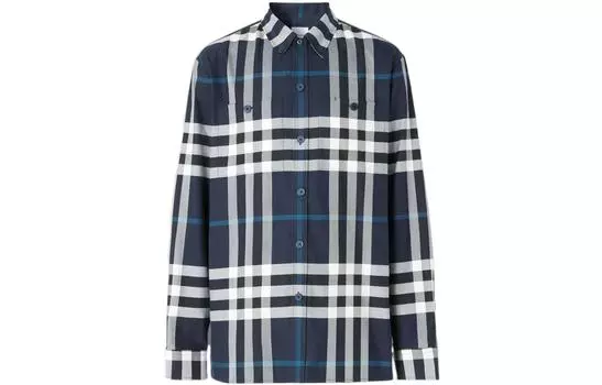 Мужская рубашка Burberry, цвет Blue
