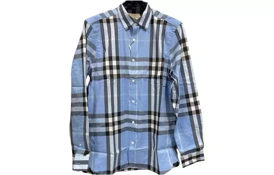 Мужская рубашка Burberry, цвет Blue