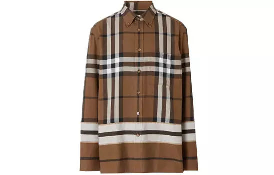 Мужская рубашка Burberry, цвет Brown