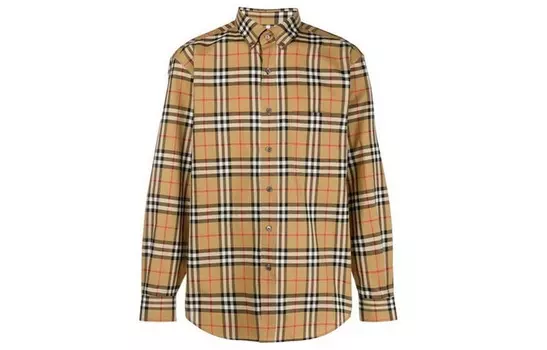 Мужская рубашка Burberry, цвет Camel