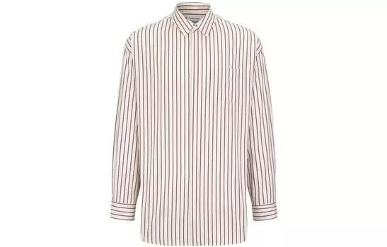 Мужская рубашка Calvin Klein, цвет Brown line stripe