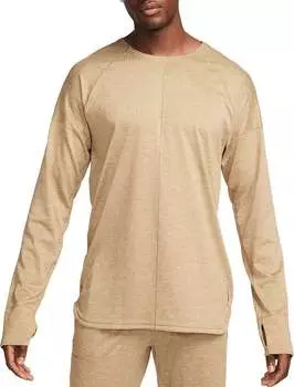 Мужская рубашка для йоги с круглым вырезом Nike Dri-FIT