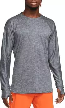 Мужская рубашка для йоги с круглым вырезом Nike Dri-FIT