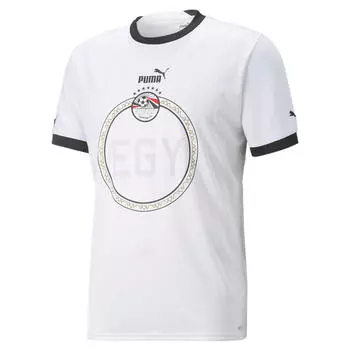 Мужская рубашка Egypt 22/23 Home Replica PUMA, красный Белый
