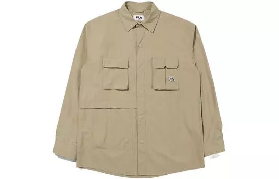 Мужская рубашка ФИЛА FILA, цвет Brown