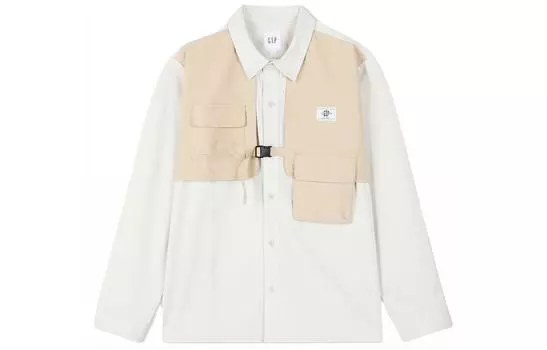 Мужская рубашка GAP, цвет Army Green
